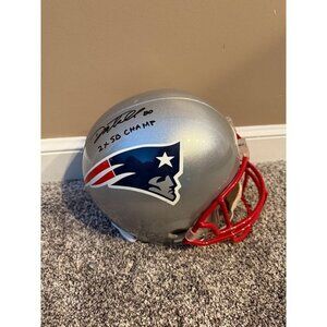 Danny Amendola signed 2x SB Champ autographed New England Patriots FS Helmet JSA